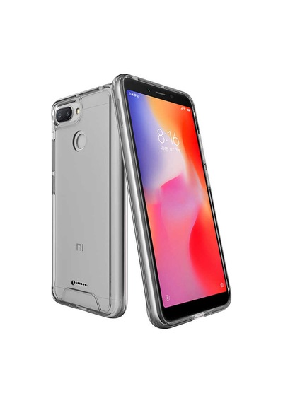 Xiaomi Redmi 6 Kılıf Zore Gard Silikon Renksiz