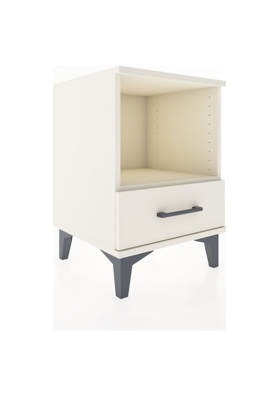 Hyperion Komodin Tek Raflı Tek Çekmeceli 44x44x64 Aytaşı-aytaşı Aytaşı