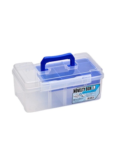 Meiho Novelty Box L Şeffaf Malzeme Kutusu Mavi Detay