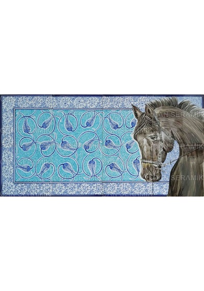 Can Seramik - 40x80 CM El Dekoru Kütahya Çinisi