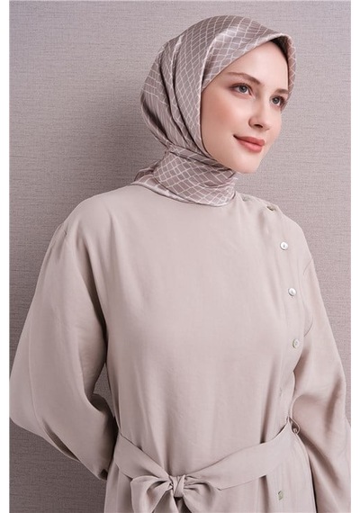 Armine Saf İpek Twill Eşarp 9644d 09 Pudra Pembe