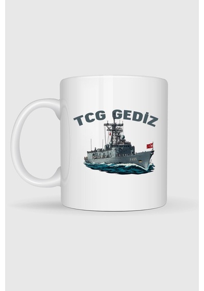 Tcg Gediz Seyir Temalı Baskılı Kupa Bardak