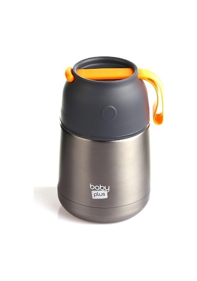 Baby Plus Vakumlu Çift Taraflı Bebek Mama Saklama Termosu 450 Ml