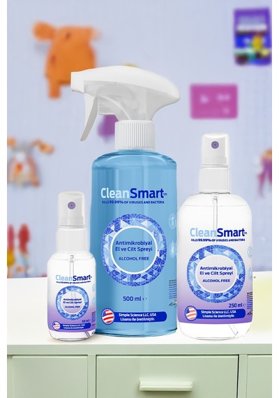 Cleansmart El Ve Cilt Dezenfektan Spreyi 3lü