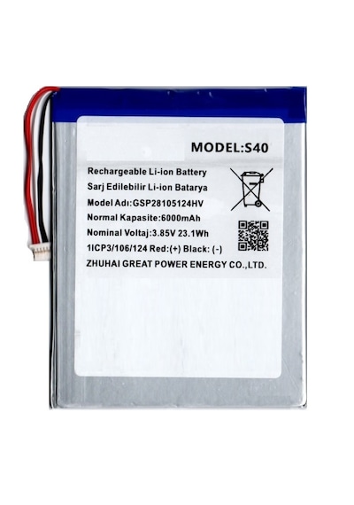 Casper Via S40 L40 Tablet Batarya - Pil