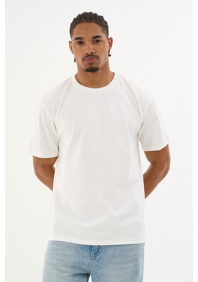 Dechers Erkek %100 Organik Pamuklu Yumuşak Dokulu Comfort Fit Bisiklet Yakalı T-shirt E222 Beyaz Dechers Erkek %100 Organik Pamuklu Yumuşak Dokulu Comfort Fit Bisiklet Yakalı T-shirt E222 Beyaz