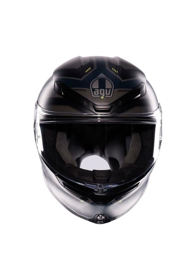 Agv K6 MPLK Enhance Matt Gri Sarı Fluo  Motosiklet Kaskı.