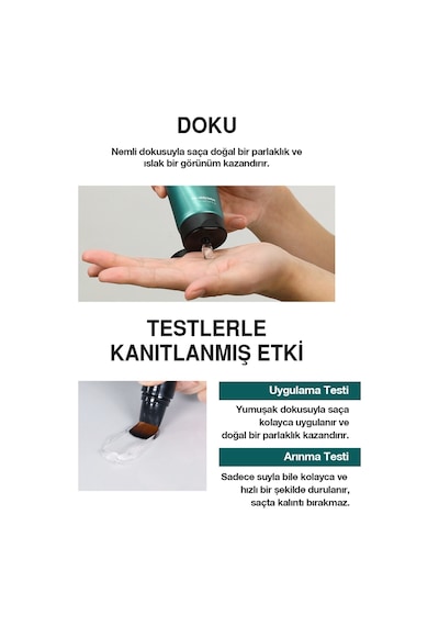 Islak Görünüm Sunan, Dalgaları Belirginleştiren Saç Şekillendirici Krem Dashu Daily Wet Curl Cream