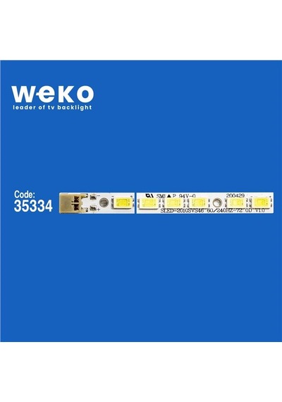 Samsung Uyumlu  Ue46c7000 46'' 4 Adet Tv Led Bar Tvnizin İçindeki Led Barla Aynısı Olduğunu Görmeden Almayınız. Led Bar Ürünlerinde Paket Açıldığında İade Kabul Edilmemektedir.