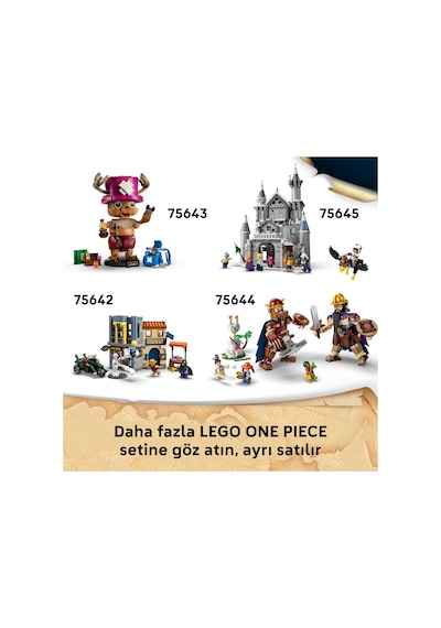 LEGO® ONE PIECE Dr. Hiriluk’un Sığınağı 75641 - 9 Yaş ve Üzeri Çocuklar için 3 Minifigür İçeren Oyuncak Yapım Seti (271 Parça)
