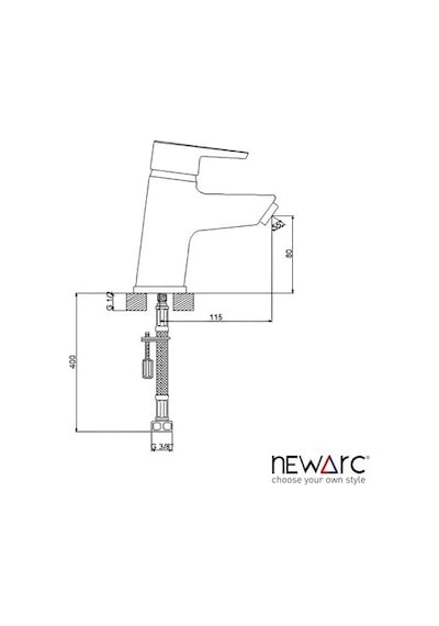 Krom Renkli Lavabo Bataryası, Modern Ve Kullanışlı 12 Izgara