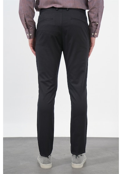 İmza Siyah Yan Cep Slim Fit Casual Pamuklu Chino Pantolon 1003260178