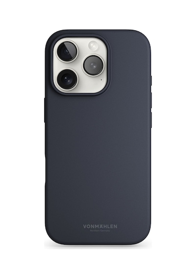 Vonmahlen Apple Uyumlu iPhone 16 Pro Max Magsafe Silikon Kılıf Lacivert
