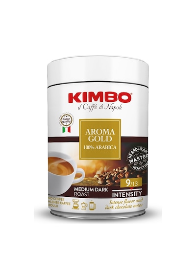 KIMBO Aroma Gold %100 Arabica Filtre Kahve Teneke Kutu (250 gr)