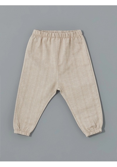 LC Waikiki Lcw Baby Ekru Hakim Yaka Müslin Erkek Bebek Tişört Ve Pantolon 2'l Cream