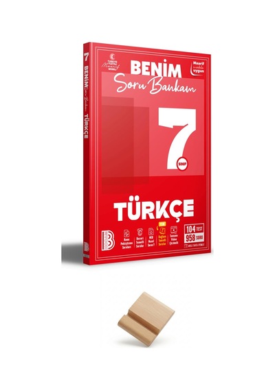 Benim Hocam 7. Sınıf Türkçe Soru Bankam + Telefon Standı