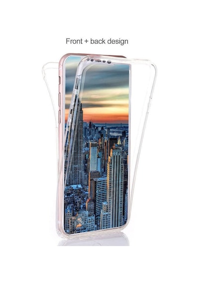 Teknomoda Apple Uyumlu iPhone XS Max (6,5'') 360 Kilif Silikon Seffaf Ön Arka 432781339
