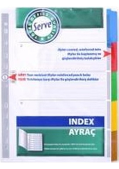 Serve 5322 Seperatör 1-5 Rakam Şeffaf