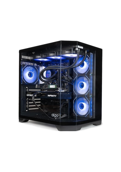 Aigo Darkflash Ft418 Pro At-750w 80+ Bronze Usb3.0 4 12cm Fan Siyah Atx Oyuncu Kasası