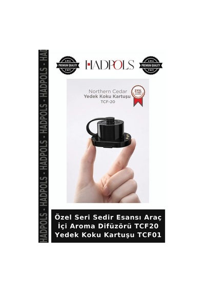 Özel Seri Sedir Esansı Araç İçi Aroma Difüzörü Tcf20 Yedek Koku Kartuşu Tcf01
