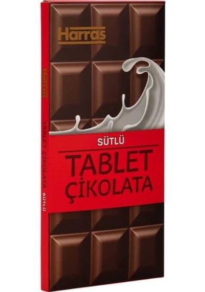 Klasik Sütlü Tablet Çikolata 10 Adet X 80g