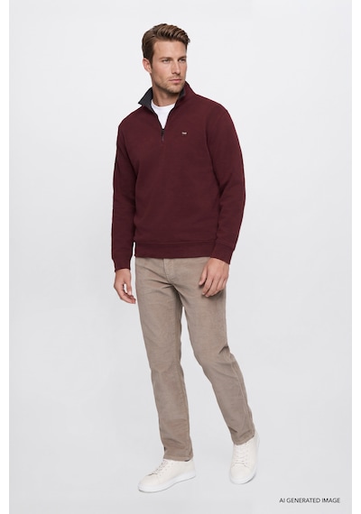 Wrangler Pamuklu Texas Slim Fit Cepli Esnek Erkek Kadife Pantolon Mw12sec185 Kahverengi