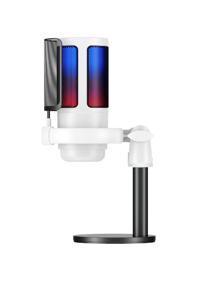 Havit Gamenote Gk50 Rgb Yayıncı Ve Oyuncu Mikrofon Beyaz