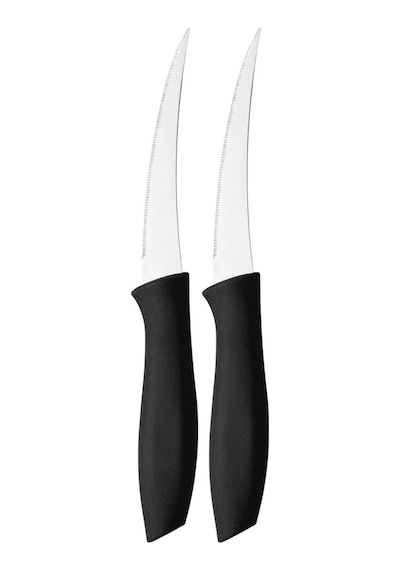 Sebze Ve Meyve Bıçağı, Çelik, Siyah, Lazer Kesim Tırtıklı Uç, 22 Cm, 6 Adet Diğer