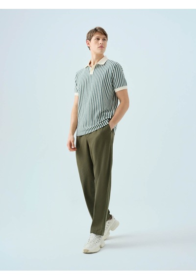Loft Regular Fit Yeşil Erkek Polo Yaka T-shirt Lf2038533 Yeşil