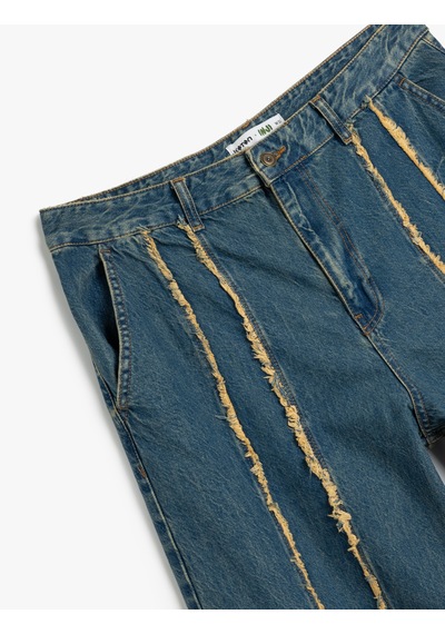 Koton Koton X İnji - Rahat Kalıp Dikiş Detaylı Cepli Düğmeli Balon Fit Kot Pantolon Koyu İndigo 5wal40281md Koyu İndigo Koton Koton X İnji - Rahat Kalıp Dikiş Detaylı Cepli Düğmeli Balon Fit Kot Pantolon Koyu İndigo 5wal40281md Koyu İndigo