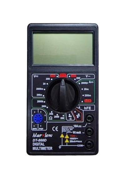 Dt860d Dijital Multimetre Geniş Ekranlı Ölçü Aleti