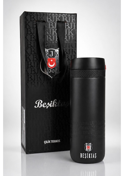 X Dekomus Lisanslı Beşiktaş Özel Çanta Kutulu 550 Ml Çelik Termos Altın