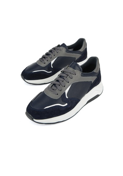 Ziya Erkek Hakiki Deri Günlük Sneaker 161983zf4 Lacivert 161983zf4 200 40