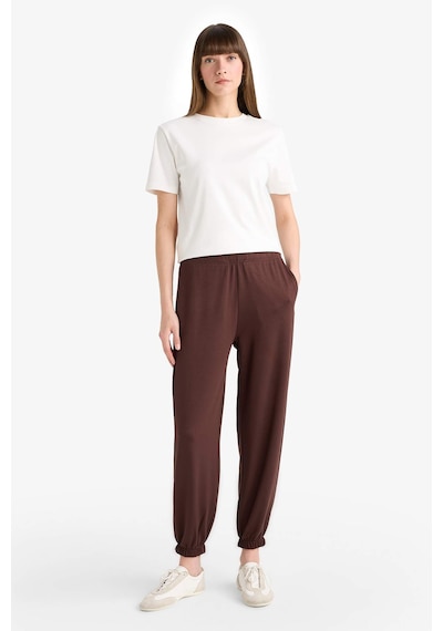 Defacto Jogger Fit Basic Düz Cepli Eşofman Altı G2140ax25aubn340 Kahve-bn340