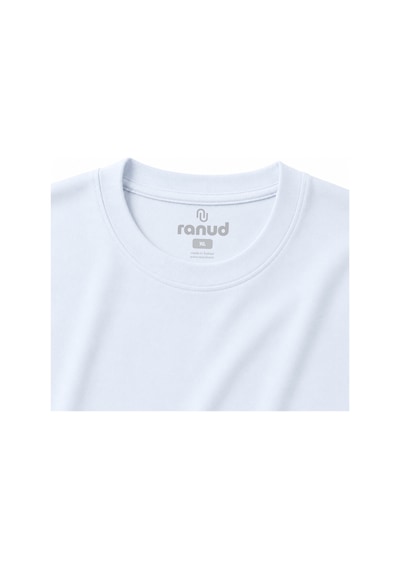Ranud Erkek Oversize Fit 2'li Tişört Paketi,%100 Pamuk, Yumuşak Fırçalı Kumaş, Oeko-tex Sertifikalı Buz Mavi + Beyaz Ranud Erkek Oversize Fit 2'li Tişört Paketi,%100 Pamuk, Yumuşak Fırçalı Kumaş, Oeko-tex Sertifikalı Buz Mavi + Beyaz