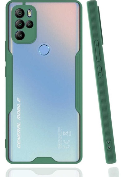 General Mobile 21 Pro Kılıf Kamera Korumalı Arkası Şeffaf Silikon