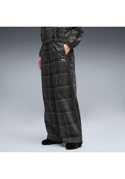 Puma T7 Tartan Kadın Siyah Eşofman Altı 636629-01