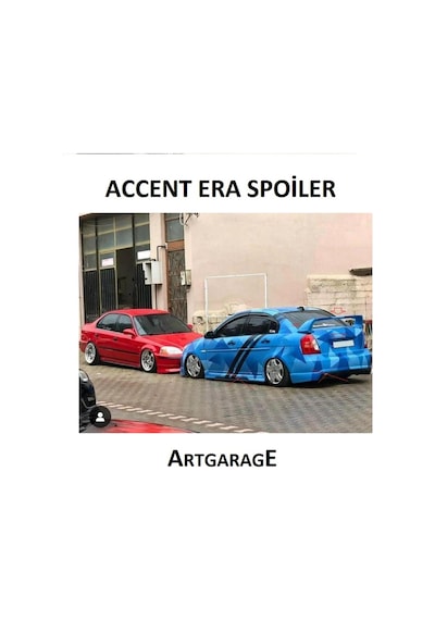 Hyundai Accent Era Boyasız Yüksek Spoiler-fiberglass