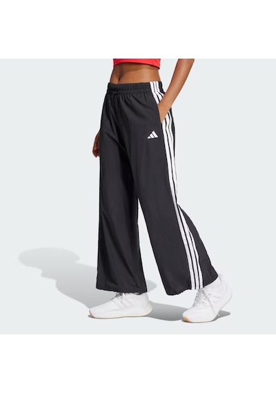 Adidas Essentials 3-stripes Lifestyle Woven Kadın Paraşüt Pantolon Je1306 Siyah