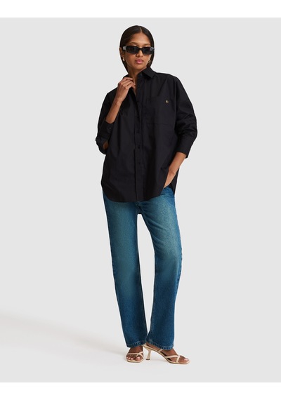 Pierre Cardin Kadın Siyah Gömlek Desenli 50328628-vr046