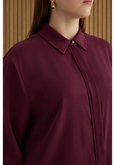 Aker Bordo Tunik Bordo Bordo