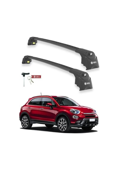 Turtle Fiat 500x 2014-2025 Ara Atkı Air2 Siyah