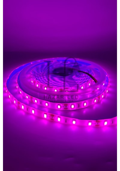 12 Volt Grow Full Spectrum Şerit Led Ip65 Dış Mekan Silikonlu Bitki Yetiştirme Ledi 5 Metre
