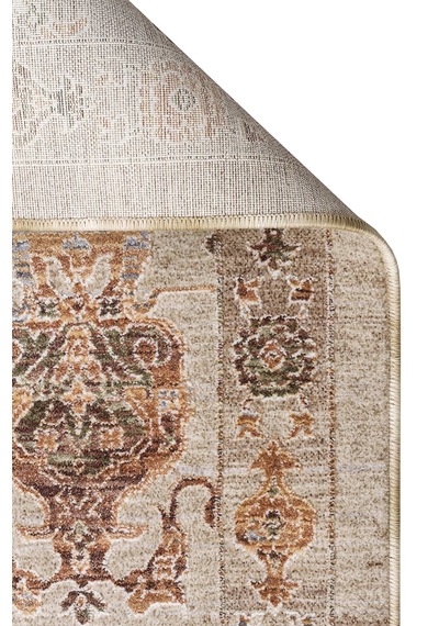 Sofıa Sof 05 Cream Gold Renkli El Dokuma Uşak Halı Desenlerine Sahip Makine Halısı Bej - Kahve - Vizon Sofıa Sof 05 Cream Gold Renkli El Dokuma Uşak Halı Desenlerine Sahip Makine Halısı Bej - Kahve - Vizon