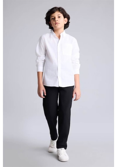 Defacto Her Yöne Esneyen Pantolon Erkek Çocuk G3836a826spbk27 Siyah-bk27