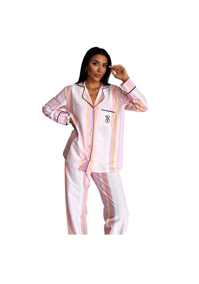 Victoria"s Secret İpeksaten Pijama Takımı Fuşya - Pembe