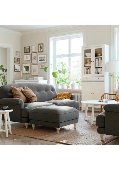 Ikea Gri Rahat Kanepe - Puf