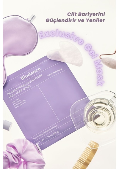 Defacto Biodance Rejuvenating Caviar PDRN Real Deep Mask- Cilt Yenileyici & Sıkılaştırıcı Maske H3472AXNS