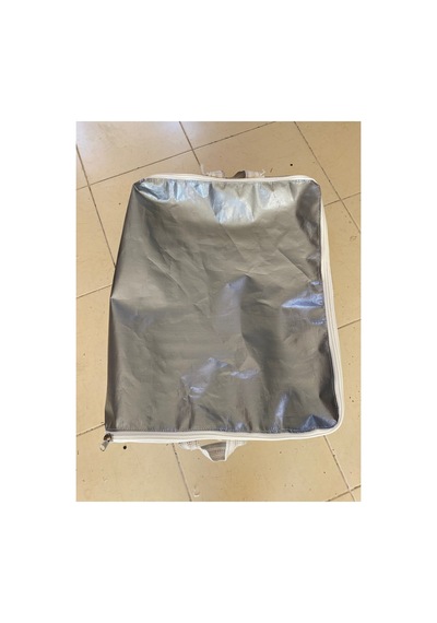 60 45 35 Hurç Fermuarlı Su Geçirmez Uv Korumalı 230 Gr Dokuma Naylon Branda Gri