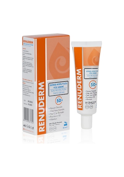 Renuderm Güneş Koruyucu Yüz Kremi Spf 50+ 50 ML
